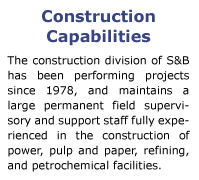 S and B Construction Capabilities